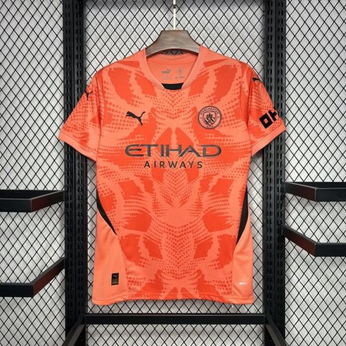 2024-25 Manchester City Orange goalkeeper jersey