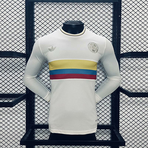 2024-25 Colombia 100th Anniversary Long sleeve Player Version (The player version is more slim fit, it is recommended to buy one size larger)