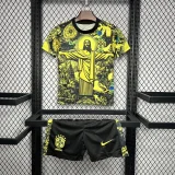 Brazil 2024-25 Pele Special Edition Jersey Player Version(The player version is more slim fit, it is recommended to buy one size larger)