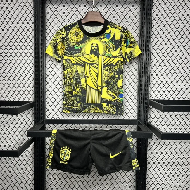 Brazil 2024-25 Pele Special Edition Jersey Player Version(The player version is more slim fit, it is recommended to buy one size larger)