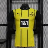 2024-25 dortmund home player version(The player version is more slim fit, it is recommended to buy one size larger)