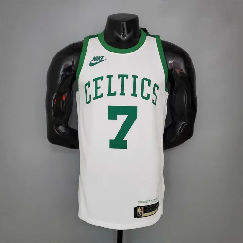 BROWN#7 75th Anniversary Celtics White