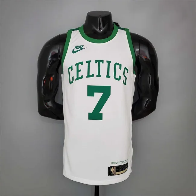 BROWN#7 75th Anniversary Celtics White