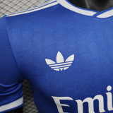 2025-26 Real Madrid   third away player version jersey  (The player version is more slim fit, it is recommended to buy one size larger)