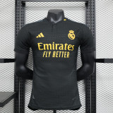 Real madrid 2023-24 third away playery jersey(The player version is more slim fit, it is recommended to buy one size larger)