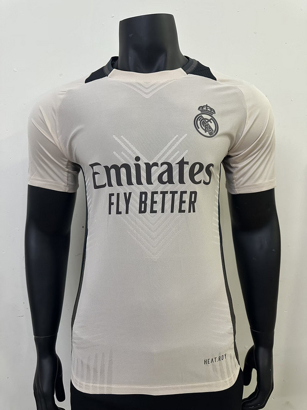 2024-25 Real Madrid  Pre-match player version (The player version is more slim fit, it is recommended to buy one size larger)