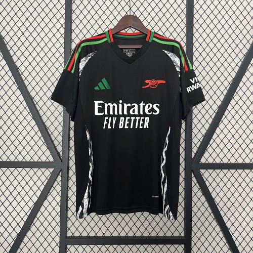 2024-25 Arsenal  away black jersey