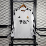2024-25 Real Madrid home long sleeve jersey