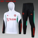 F531# 2324 half pull hat Manchester United white suit