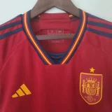 2022 Women Spain home soccer jerseys