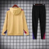 2024-25 Barcelona gold hoodie suit