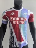 24-25  Arsenal  Pre-match game Player version jersey  (The player version is more slim fit, it is recommended to buy one size larger)
