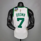 BROWN#7 75th Anniversary Celtics White