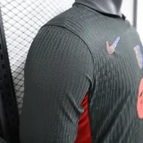 2024-25 Barcelona away long sleeve player version jersey(Big Sponsor)
