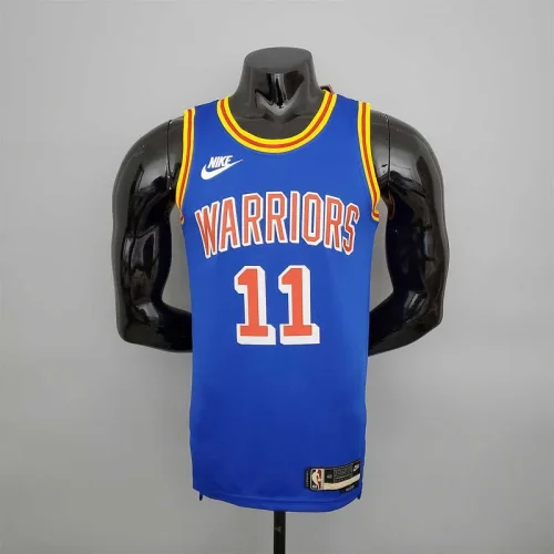 75th Anniversary Thompson #11 Warriors Retro Blue