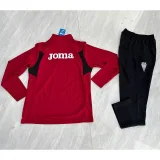 2024-25 Cordoba red half zipper tracksuit