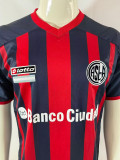 Retro 2013-14 San Lorenzo home soccer jersey