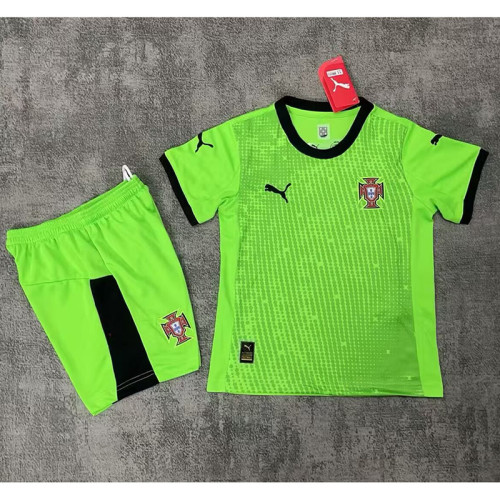 2025-26 Portugal green goalkeeper kid kit