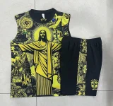 2024-25 Brazil Yellow Jesus vest suit