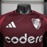 2024-25 River Plate third player version jersey (The player version is more slim fit, it is recommended to buy one size larger)