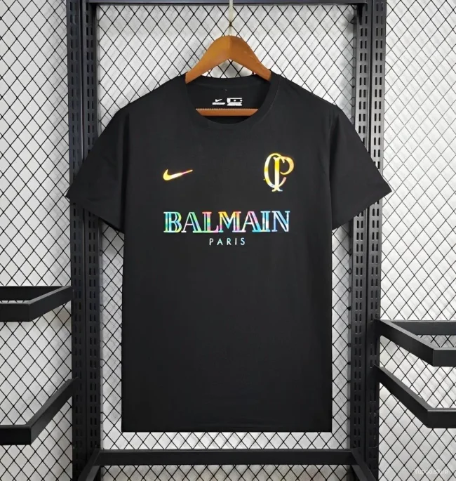 2024-25 Corinthians x Balmain Black Jersey