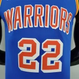 75th Anniversary Wiggins #22 Warriors Retro Blue
