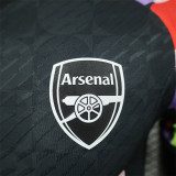 2023-24 Arsenal  & LOVE black player version jersey(The player version is more slim fit, it is recommended to buy one size larger)