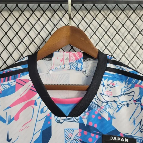 Japan 2022-23 anime white soccer jerseys
