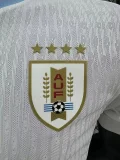 2024-25 Uruguay Away white player version jersey (The player version is more slim fit, it is recommended to buy one size larger)