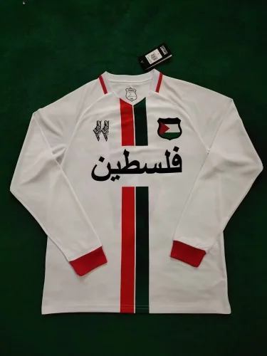 2024-25 Palestine white long sleeve jersey