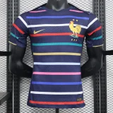 2024 France color player ver training jersey (The player version is more slim fit, it is recommended to buy one size larger)