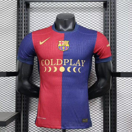 2024-25 Barcelona  Special player version jersey (The player version is more slim fit, it is recommended to buy one size larger)