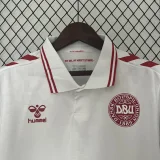 2024 Denmark away white soccer jersey