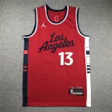 24th season Clippers red jersey series
