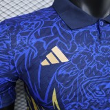 2024-25 Real Madrid blue dragon special player version jersey(The player version is more slim fit, it is recommended to buy one size larger)