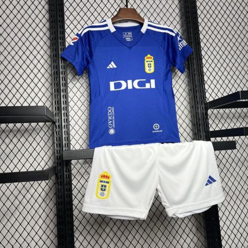 2024-25 Real Oviedo Home Kids Kit