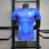 2025-26 Brazil away player version jersey (The player version is more slim fit, it is recommended to buy one size larger)