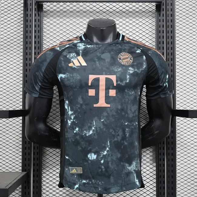 2024-25 Bayern Munich away player version(The player version is more slim fit, it is recommended to buy one size larger)