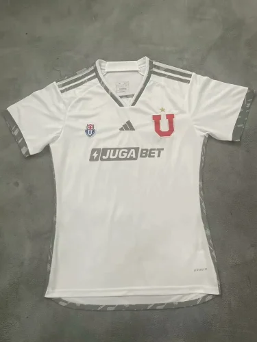 2024-25 University of Chile away white woman soccer jersey