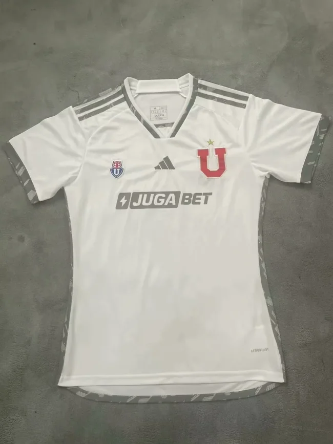 2024-25 University of Chile away white woman soccer jersey