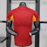2025-26 Roma home player version jersey  (The player version is more slim fit, it is recommended to buy one size larger)