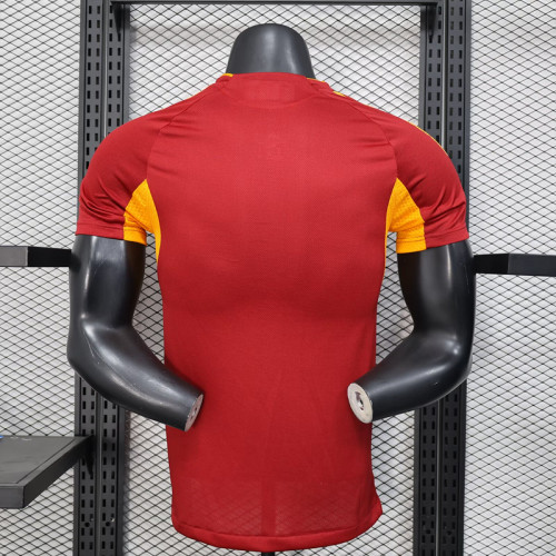 2025-26 Roma home player version jersey  (The player version is more slim fit, it is recommended to buy one size larger)