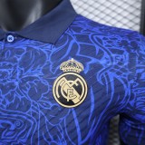 2024-25 Real Madrid blue dragon special player version jersey(The player version is more slim fit, it is recommended to buy one size larger)