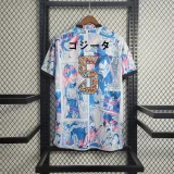 Japan 2022-23 anime white soccer jerseys