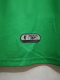 Liverpool 1999-00 green away soccer jerseys