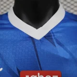 Al Hilal Home 2023-24 home player version soccer   (The player version is more slim fit, it is recommended to buy one size larger)
