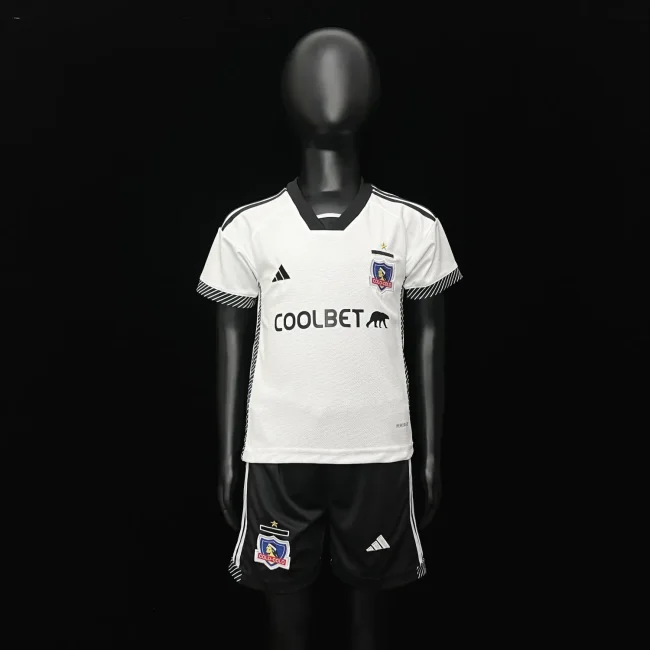 2024-25 COLO COLO home white kids kit