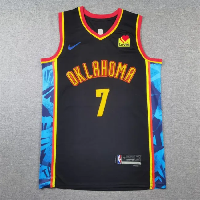 2024-25 Thunder No. 7 Chet Holmgren (City Edition Black)