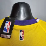 DAVIS #3 Lakers Commemorative Edition Round neck yellowy