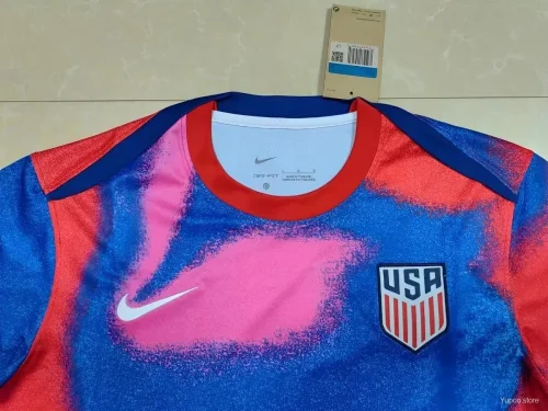 2024 USA Copa America Pre-Match RedBlue Jersey